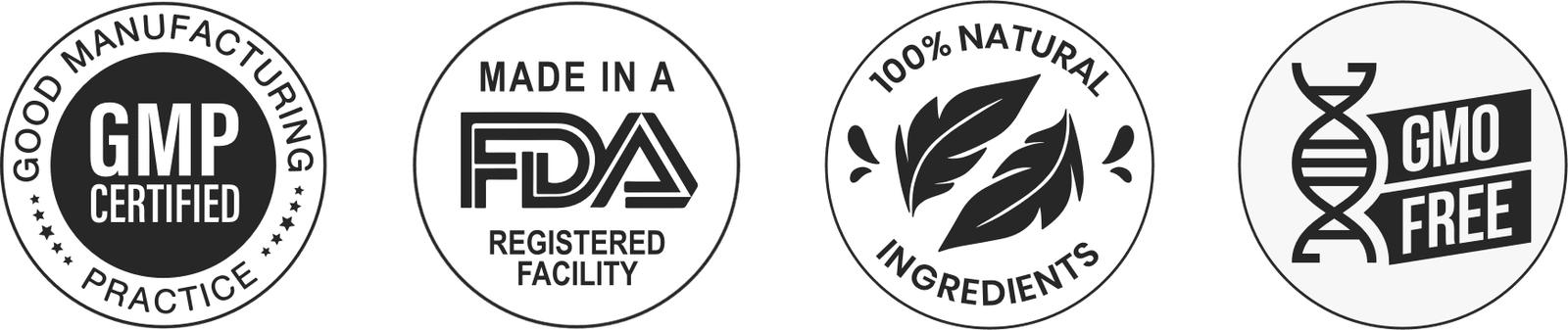PrimeBiome manufacturing and quality badges